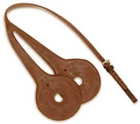 Australian cheeker noseband for a horse's bridle